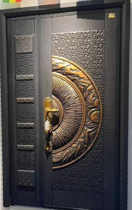 Copper cast door 